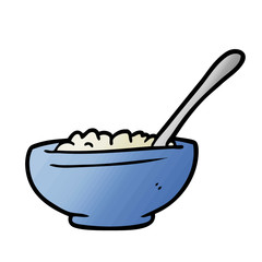 cartoon bowl of rice