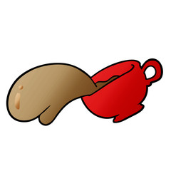 cartoon mug of coffee