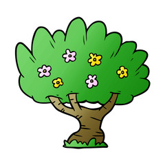 cartoon tree