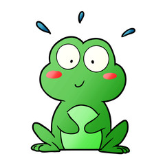 cute cartoon frog