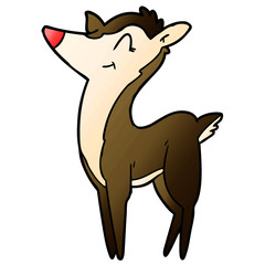 cartoon deer