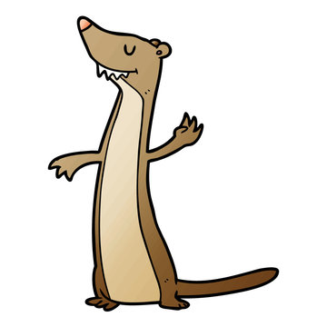 Cartoon Weasel