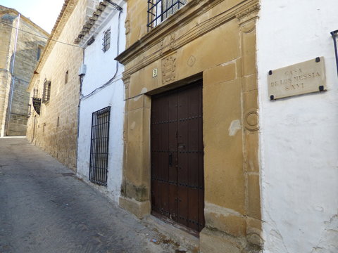 Sabiote, pueblo de Jaén, Andalucía (España). Situado en la comarca de La Loma, en la parte más alta de la meseta interfluvial, bordeada por el río Guadalquivir