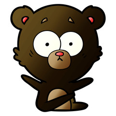 surprised bear cartoon