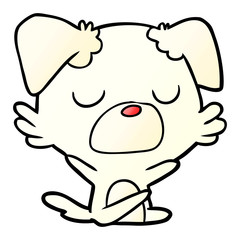 Obraz premium cartoon dog