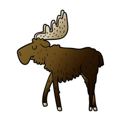 cartoon moose
