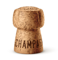 Bouchon de champagne vectoriel 2 - obrazy, fototapety, plakaty