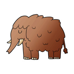 cartoon mammoth