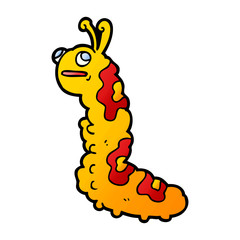 funny cartoon caterpillar