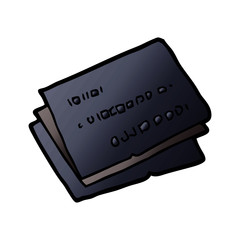 old credit cards cartoon