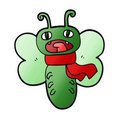 funny cartoon butterfly