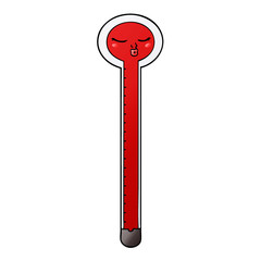 cartoon thermometer