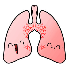 cartoon lungs