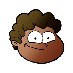 cartoon male face