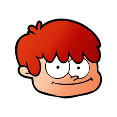cartoon male face