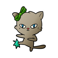 cute cartoon cat