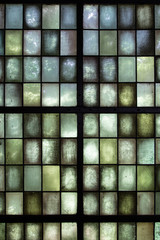 Old stained glass window