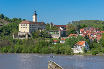 Naklejka premium Schloss Horneck in Gundelsheim
