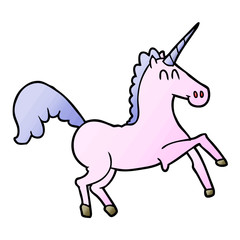 cartoon unicorn