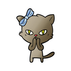 cute cartoon cat