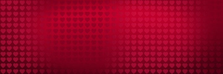 Valentines day design with hearts