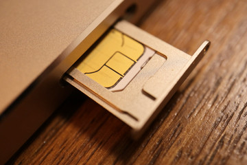 Inserting SIM card to Smartphone