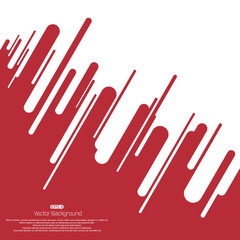 White and dark red contrast background with curved shape illustration vector
