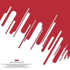 Dark red and white contrast background with curved shape illustration vector