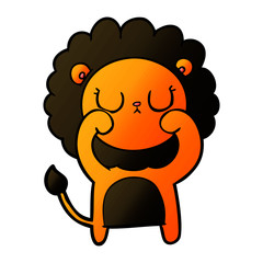 cartoon lion
