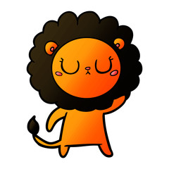cartoon lion