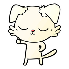 cute cartoon dog