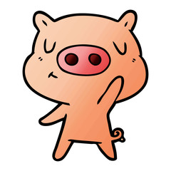 cartoon content pig