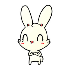 cute cartoon rabbit