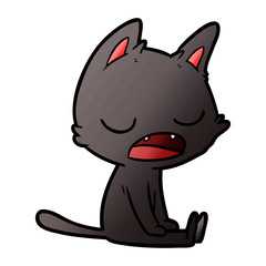 talking cat cartoon