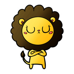 cartoon lion