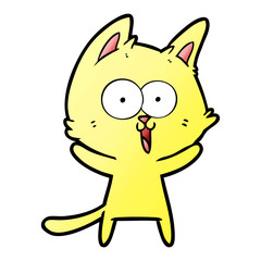 funny cartoon cat