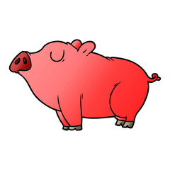 cartoon pig