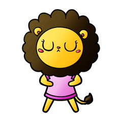 cartoon lion