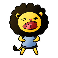 cartoon lion