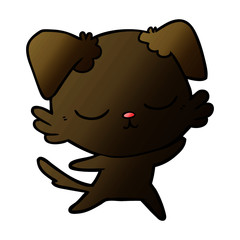 cute cartoon dog