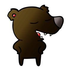 cartoon bear