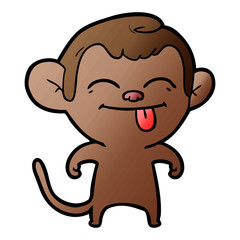 funny cartoon monkey