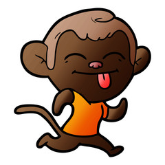 funny cartoon monkey