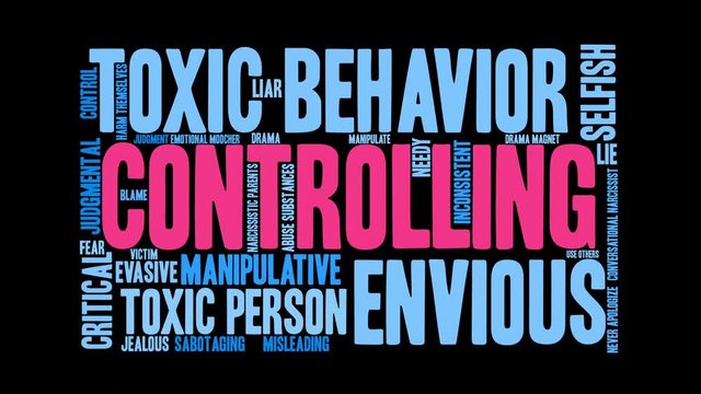 Controlling word cloud on a black background.