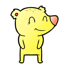 friendly bear cartoon