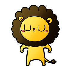 cartoon lion