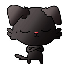 cute cartoon dog