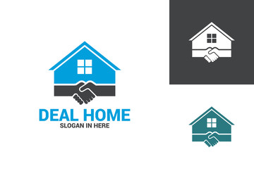 Deal Home Logo Template Design