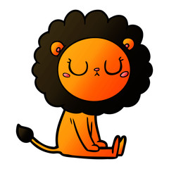 cartoon lion
