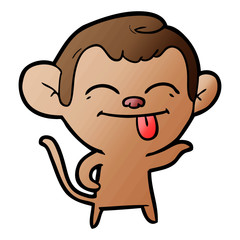 funny cartoon monkey